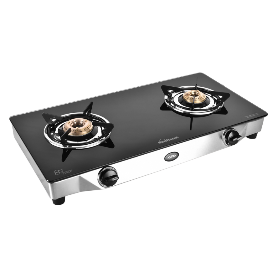 Sunflame 2 burner steel gas hot sale stove